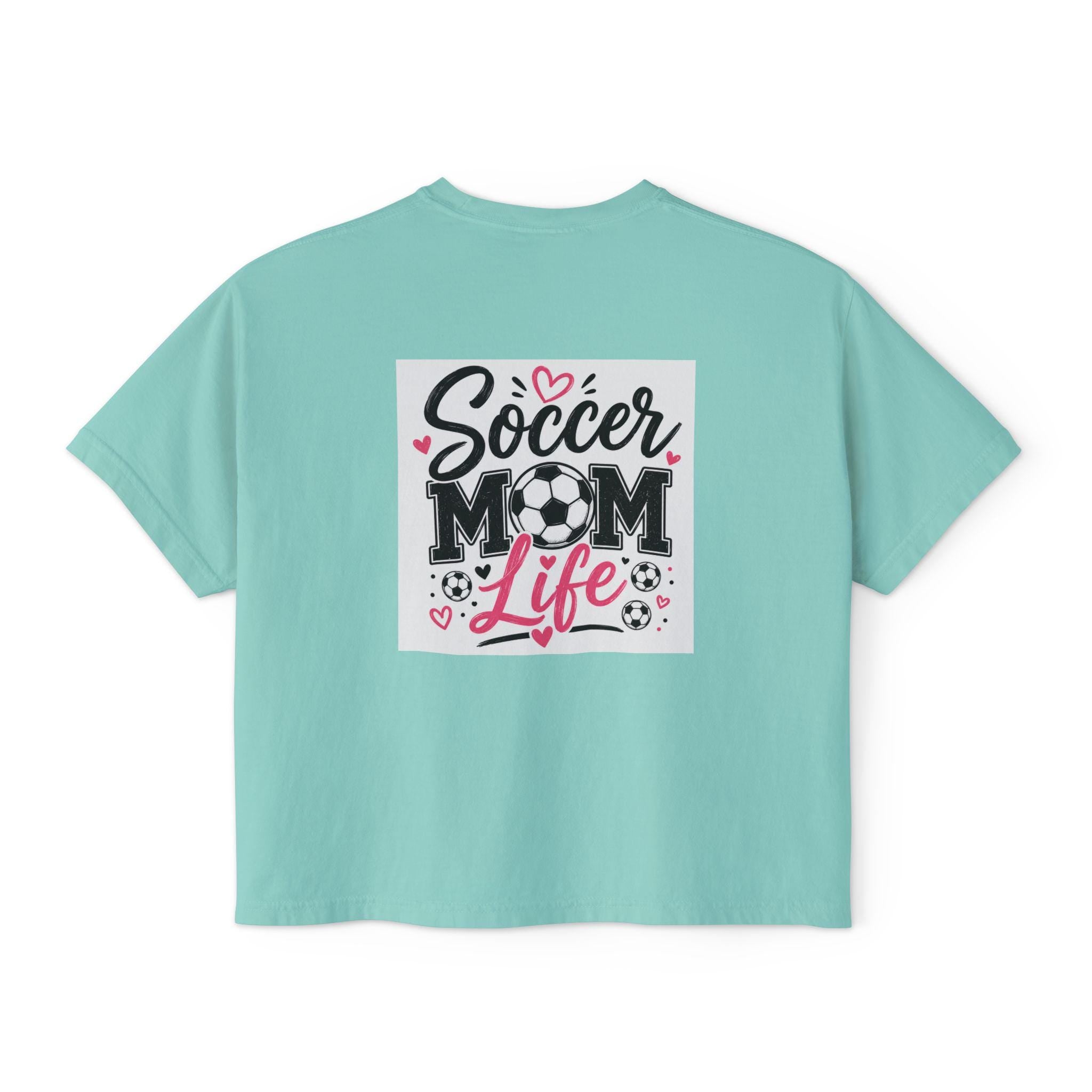 Soccer Mom Life Tee | Women's Boxy Tee, Soccer Mom Shirt, Mom Soccer Top