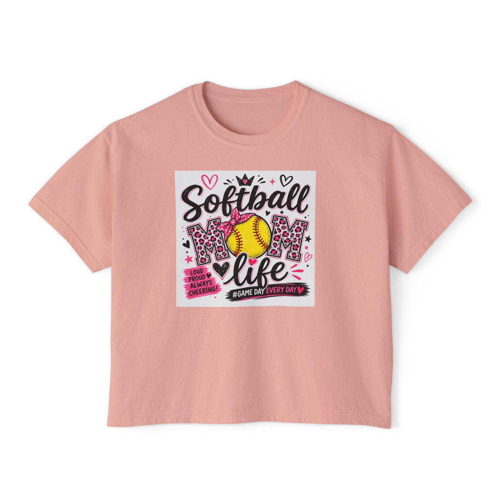 Softball Mom Life T-Shirt | Softball Graphic Tee, Mom Shirt