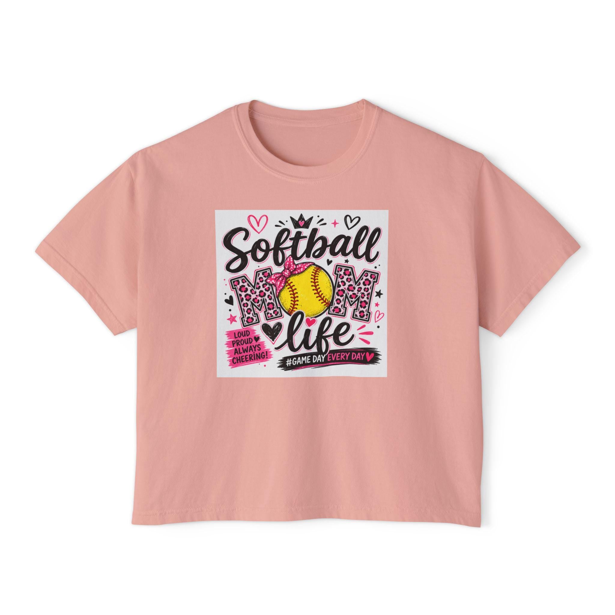 Softball Mom Life T-Shirt | Softball Graphic Tee, Mom Shirt