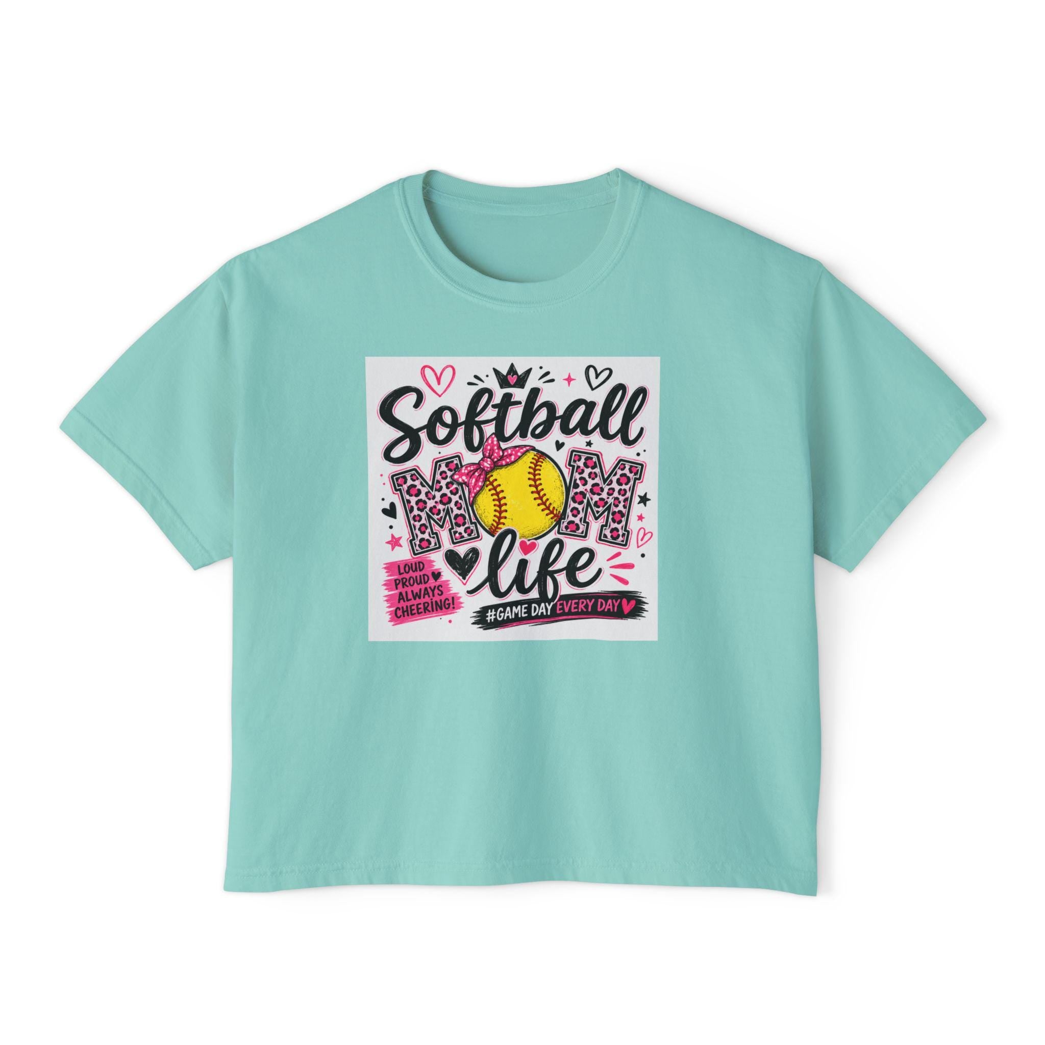 Softball Mom Life T-Shirt | Softball Graphic Tee, Mom Shirt
