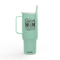 Soccer Mom Life 40oz Tumbler | Insulated Stainless Steel Travel Mug with Lid
