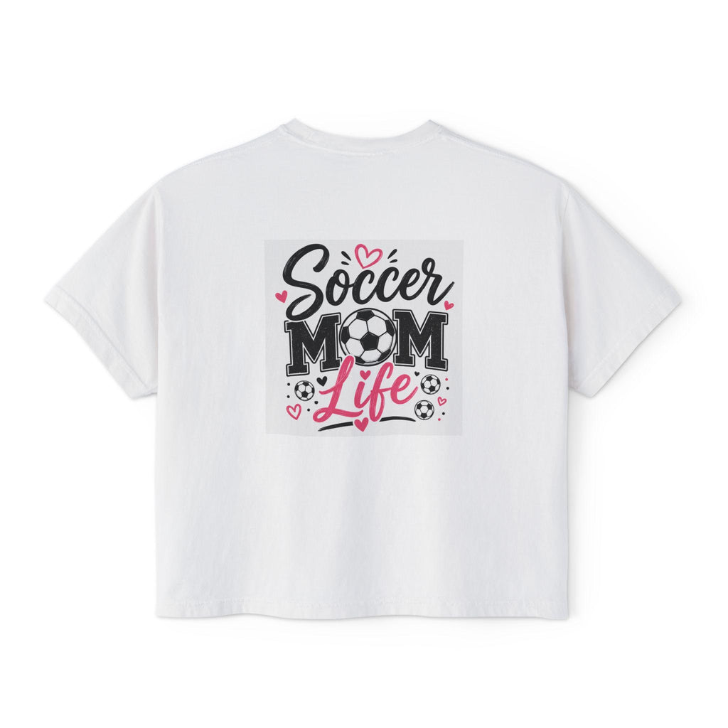 Soccer Mom Life Tee | Women's Boxy Tee, Soccer Mom Shirt, Mom Soccer Top