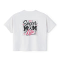 Soccer Mom Life Tee | Women's Boxy Tee, Soccer Mom Shirt, Mom Soccer Top