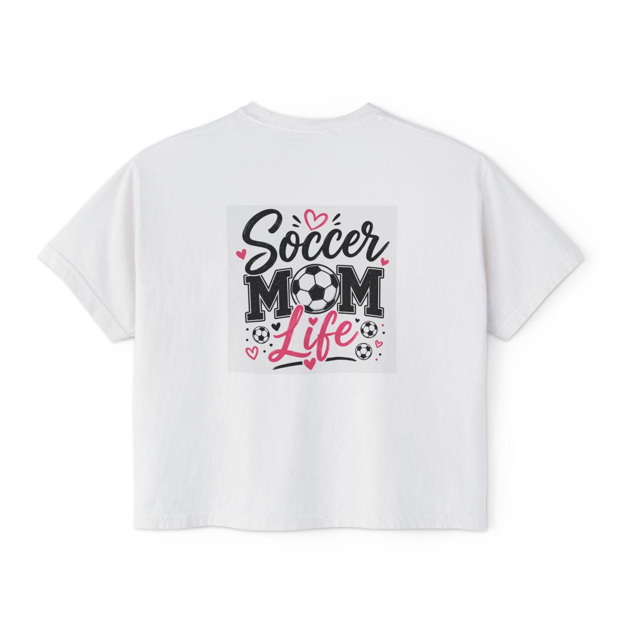 Soccer Mom Life Tee | Women's Boxy Tee, Soccer Mom Shirt, Mom Soccer Top