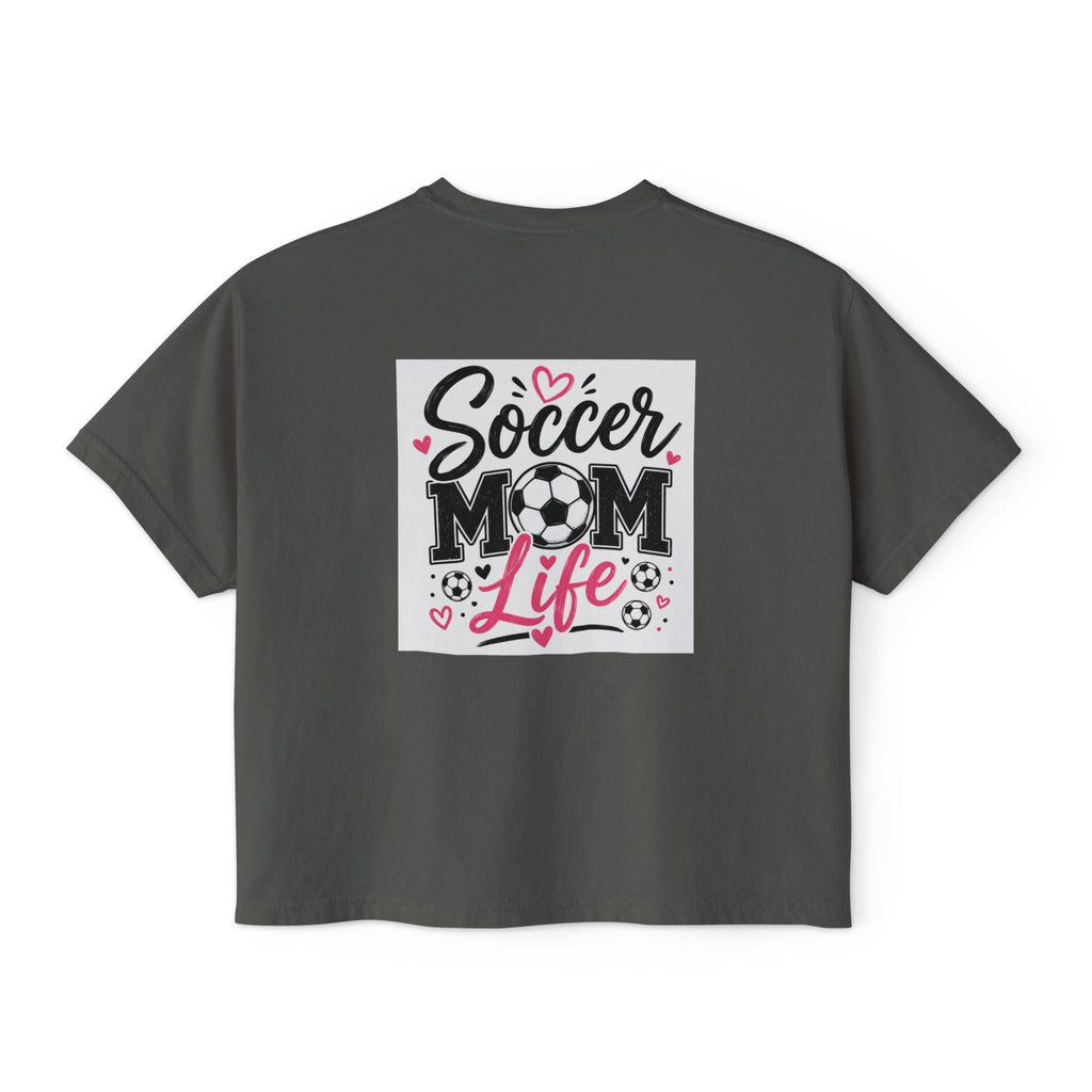 Soccer Mom Life Tee | Women's Boxy Tee, Soccer Mom Shirt, Mom Soccer Top